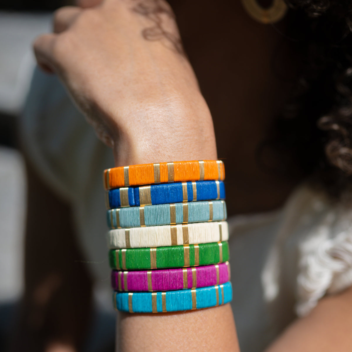 Armreif Aros de Selva_ Gold