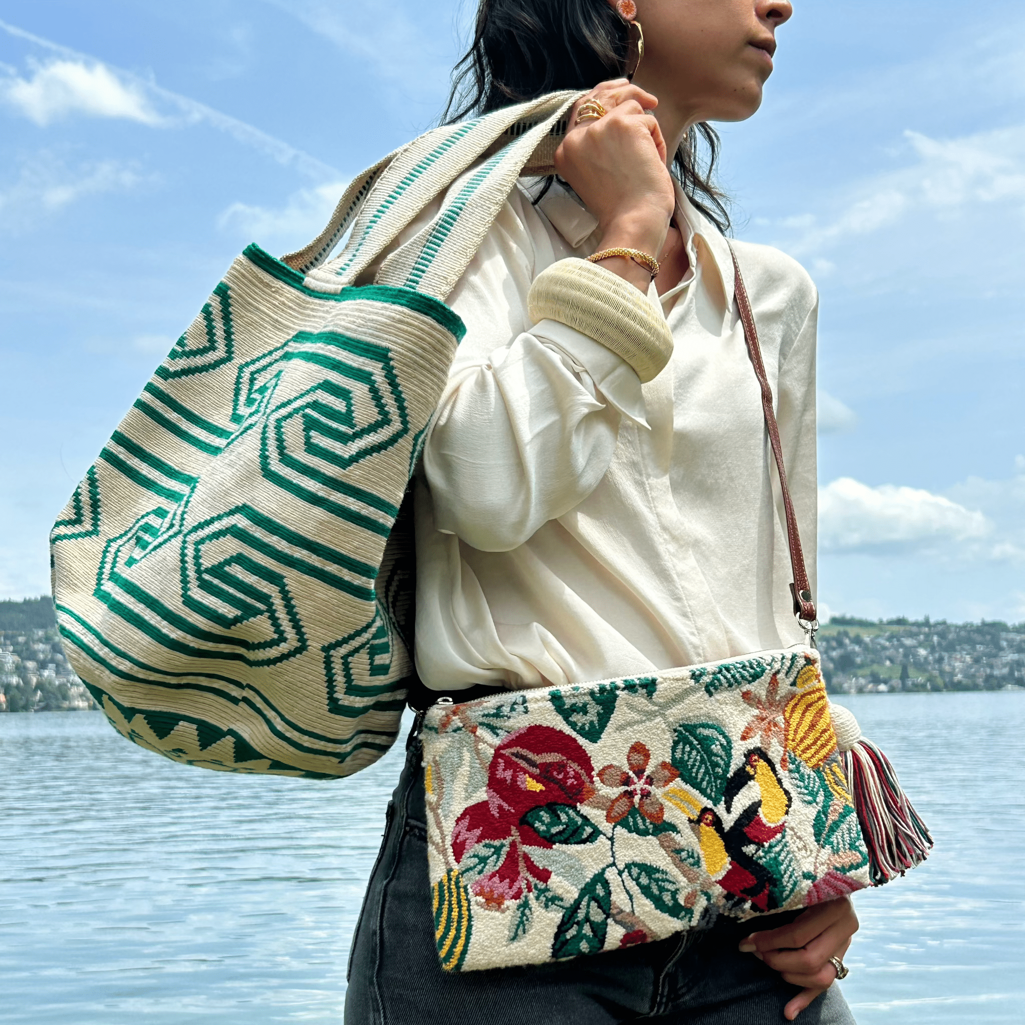 Chiruyapa Tote Bag Green By MamaTierra