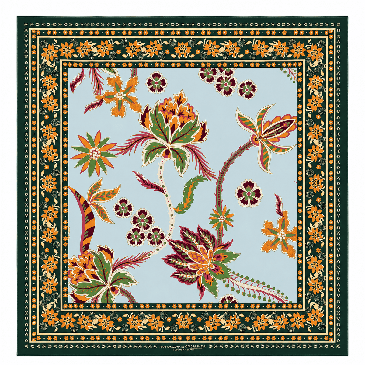 Foulard Flores Flor Amazona by CosaLinda