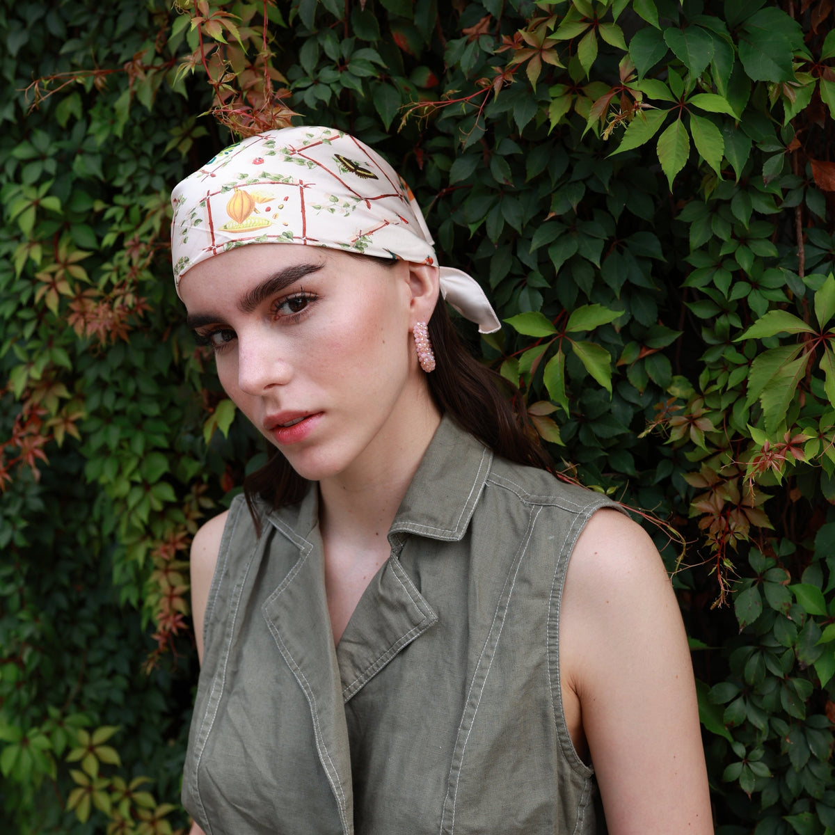Foulard Fruit-Flower Flor Amazona by CosaLinda