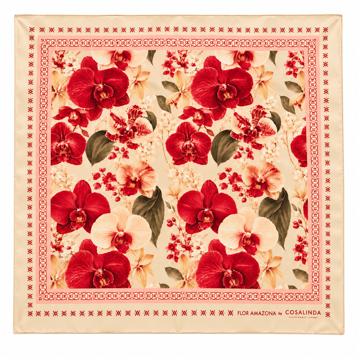 Foulard Orquídeas Flor Amazona by CosaLinda