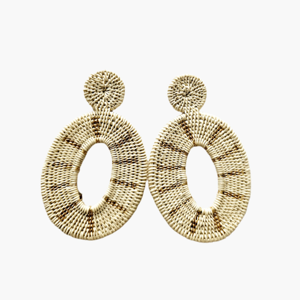 Ohrring Lagrimas Metal threads Maxi