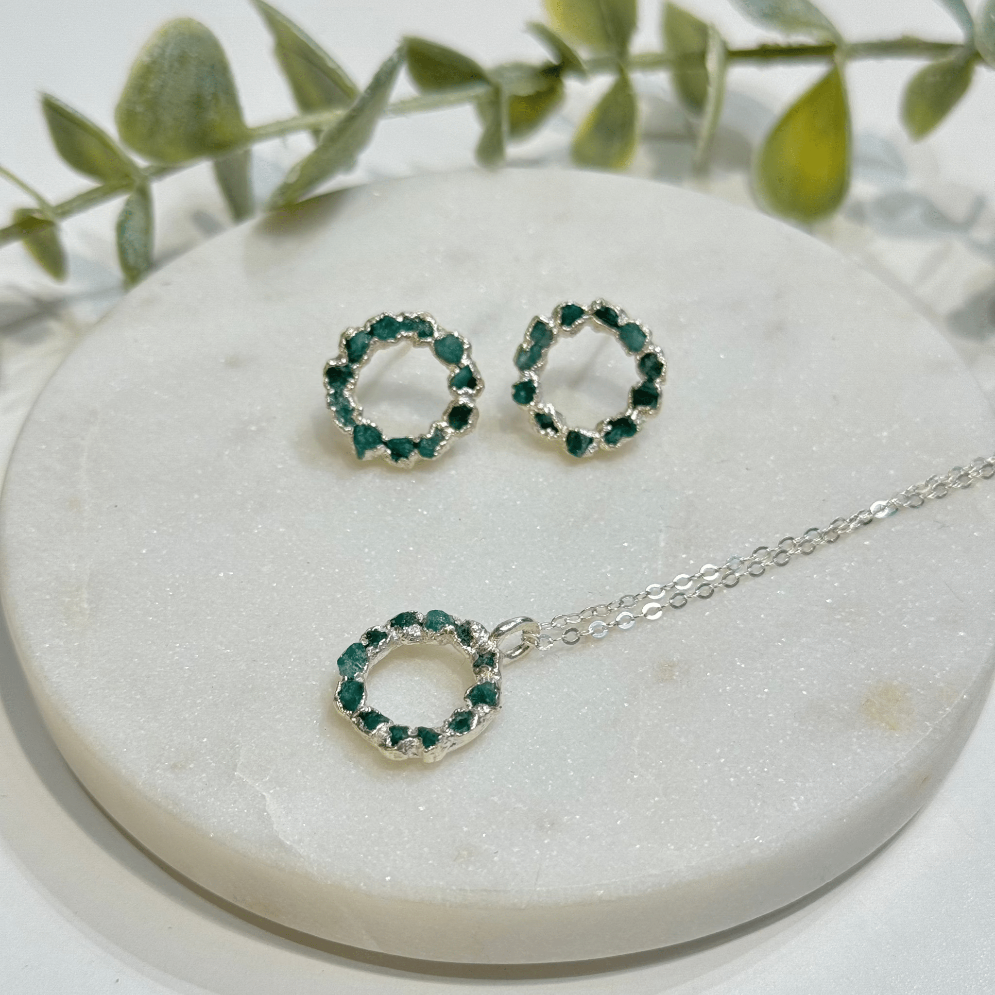 Necklace Corona Mini 1.3cm Silver