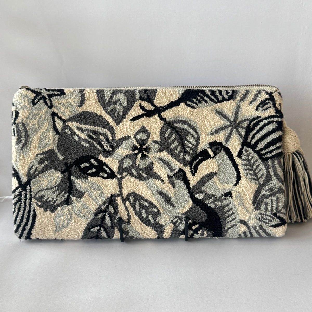 Tucanes Clutch Black and White By MamaTierra