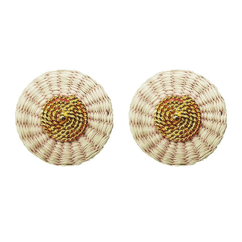 Earring Iraca Studs
