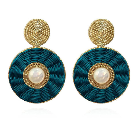 Earring Iraca Lucky Eye Pearl Earrings