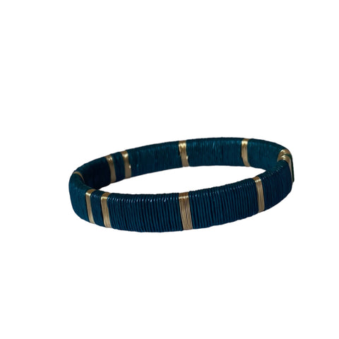 Armreif Juaca in Forrest Green von Bamboleira