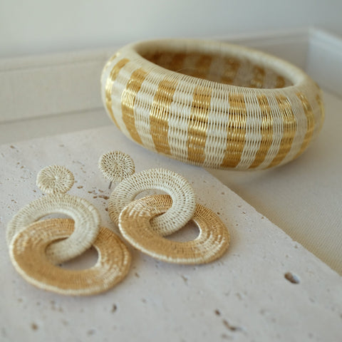 Bracelet Werregue Metallic Thread