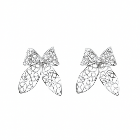 Coquette Studs Silver