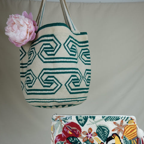 Chiruyapa Tote Bag Green By MamaTierra