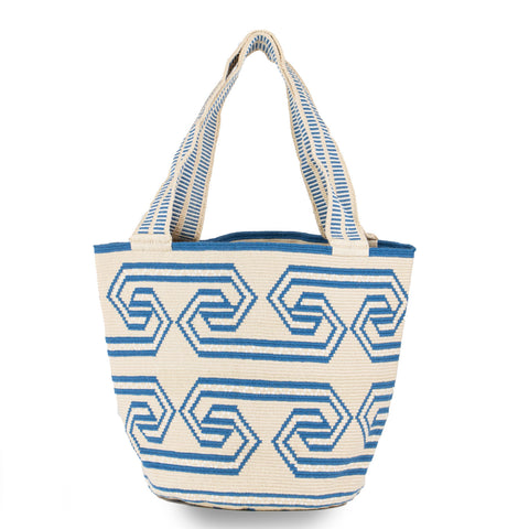 Chiruyapa Tote Bag Blue By MamaTierra