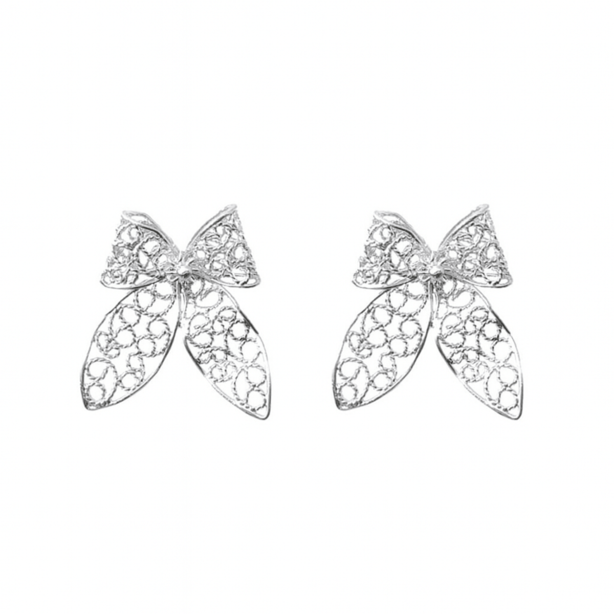 Coquette Studs Silver