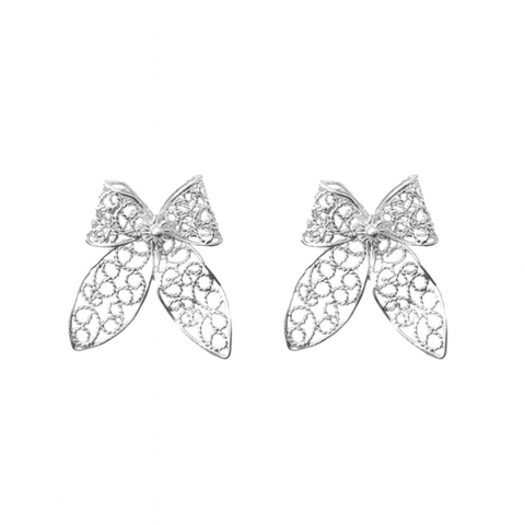 Coquette Studs Silver