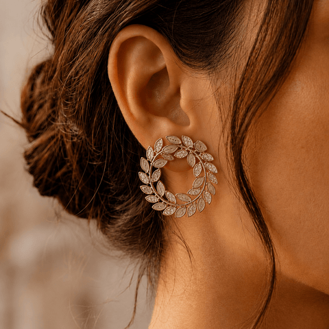 Corona Earring Silver