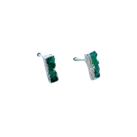 Ohrring Mini Topo Linea Stud Silver