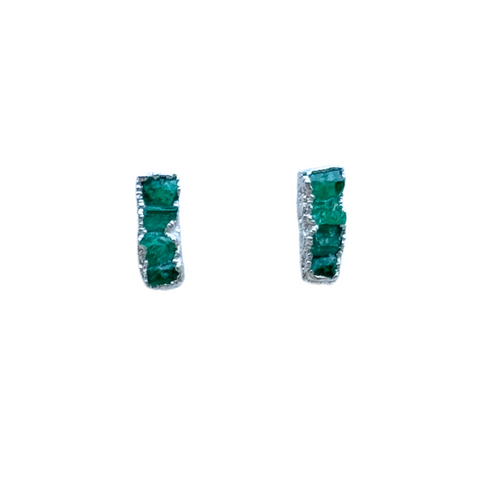 Ohrring Mini Topo Linea Stud Silver