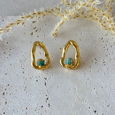 Prisma Emerald Earrings