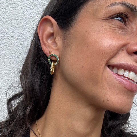 Infinity Crown Earrings