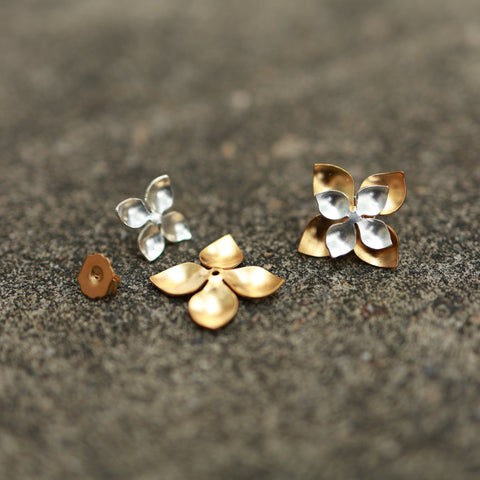 Double B Flower Studs