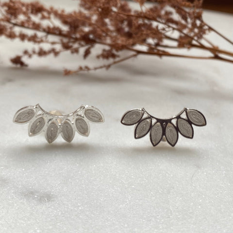 Earring Hojas Lateral