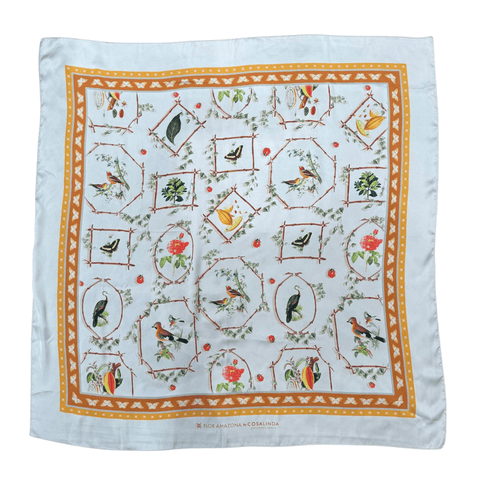 Foulard Fruit-Flower Flor Amazona by CosaLinda