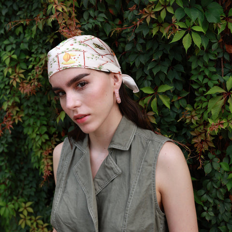 Foulard Fruit-Flower Flor Amazona by CosaLinda