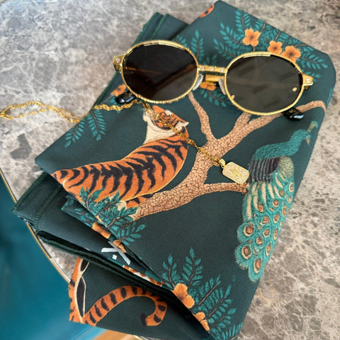 Foulard Green Turkey Flor Amazona by CosaLinda