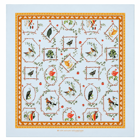 Foulard Fruit-Flower Flor Amazona by CosaLinda