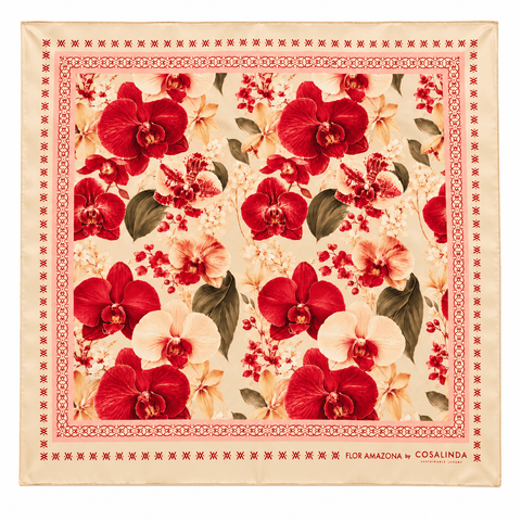 Foulard Orquídeas Flor Amazona by CosaLinda