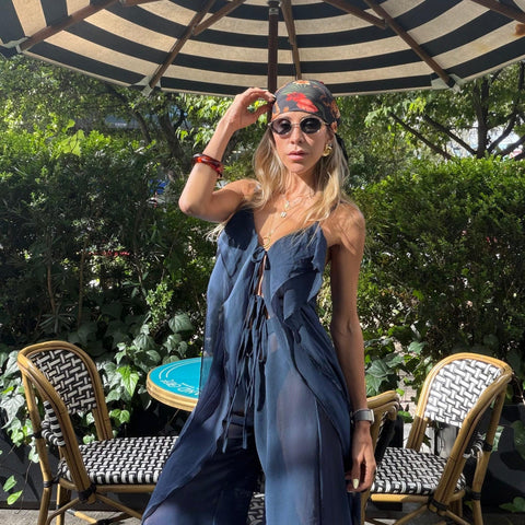 Foulard Red Tiger Flor Amazona by CosaLinda