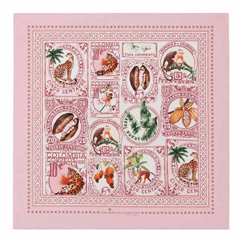 Foulard Republica De Colombia Flor Amazona by CosaLinda