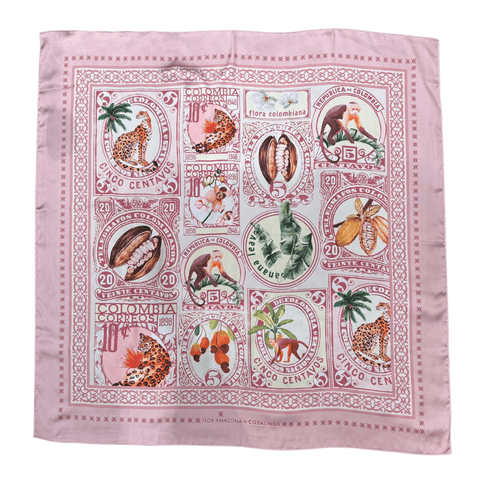 Foulard Republica De Colombia Flor Amazona by CosaLinda