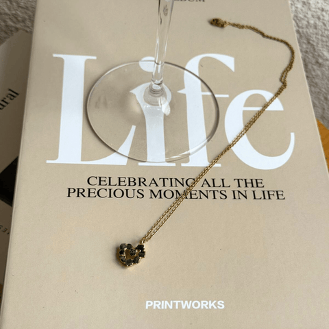 Heart Emerald Necklace