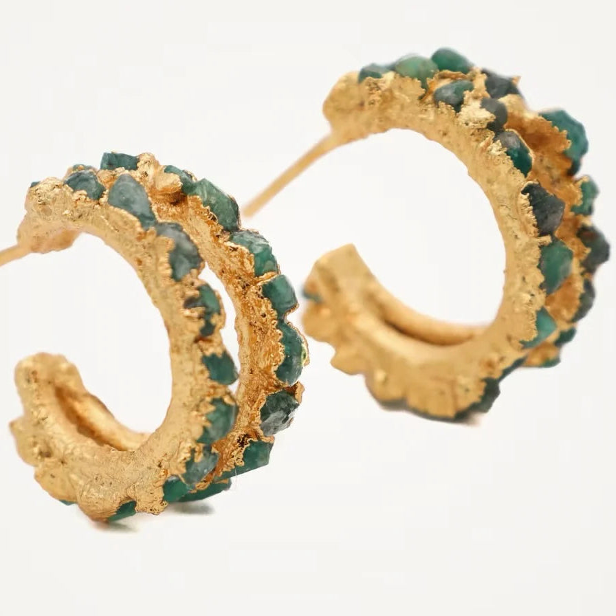 Hoops Double-Line 1.5cm Emerald