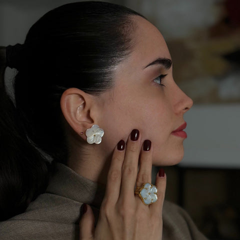 Ohrring Garden Shell Studs