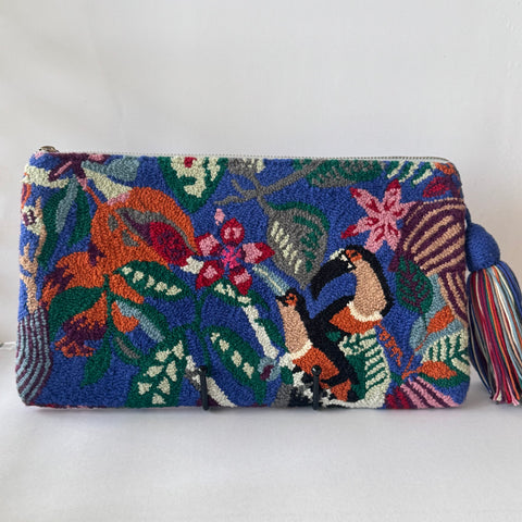 Tucanes Clutch Blue By MamaTierra