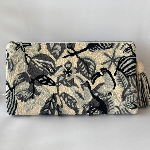 Tucanes Clutch Black and White By MamaTierra