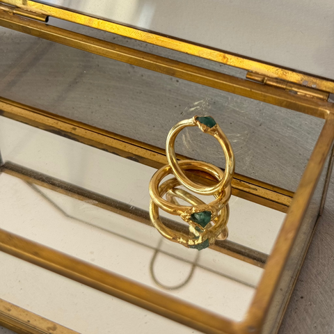 Ring Single Emerald