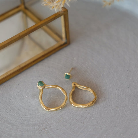Emerald Curvas Stud 2 in 1