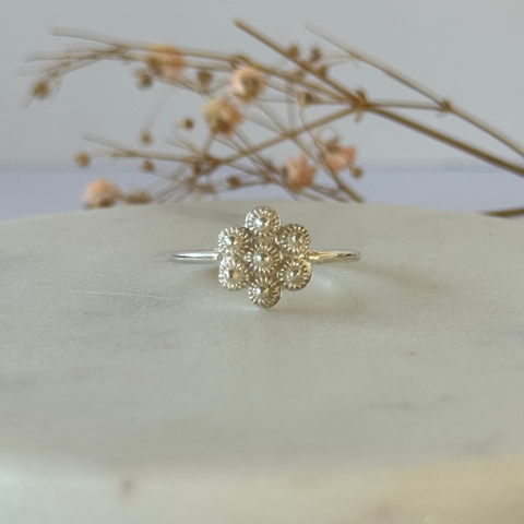 Ring Dots Silver