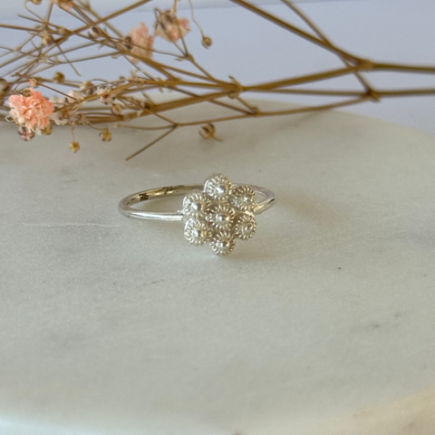 Ring Dots Silver