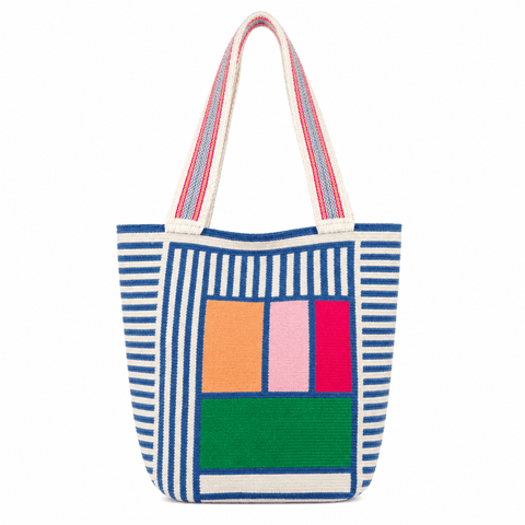 Lineas Summer Tote Bag by Mama Tierra
