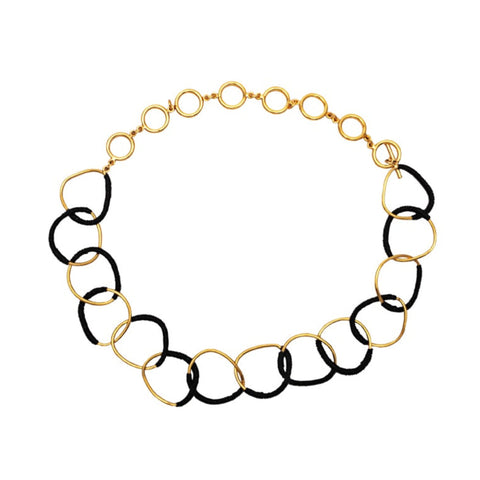 Necklace Malik in Black von Bamboleira