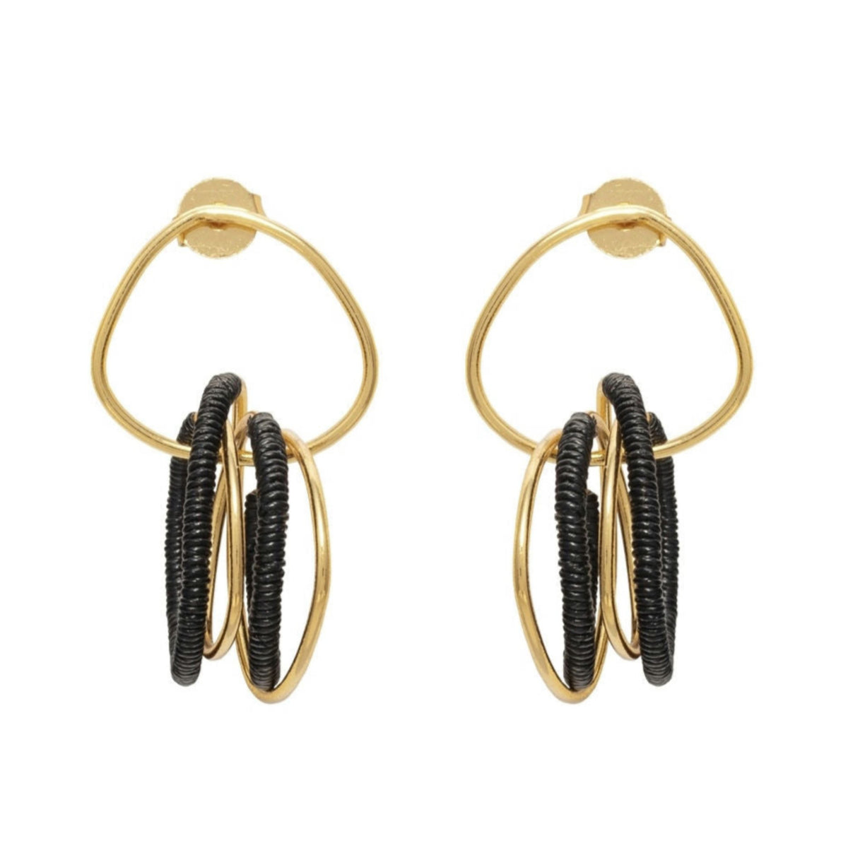 Ohrring Baby Malik von Bamboleira in Black