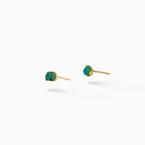 Ohrring Mini Emerald Stud