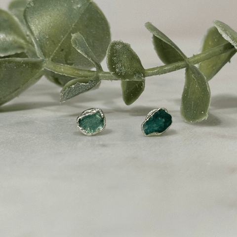 Ohrring Topo Basico in Silver by Emeralds by CosaLinda