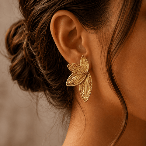 Ohrring Flor Grande Gold