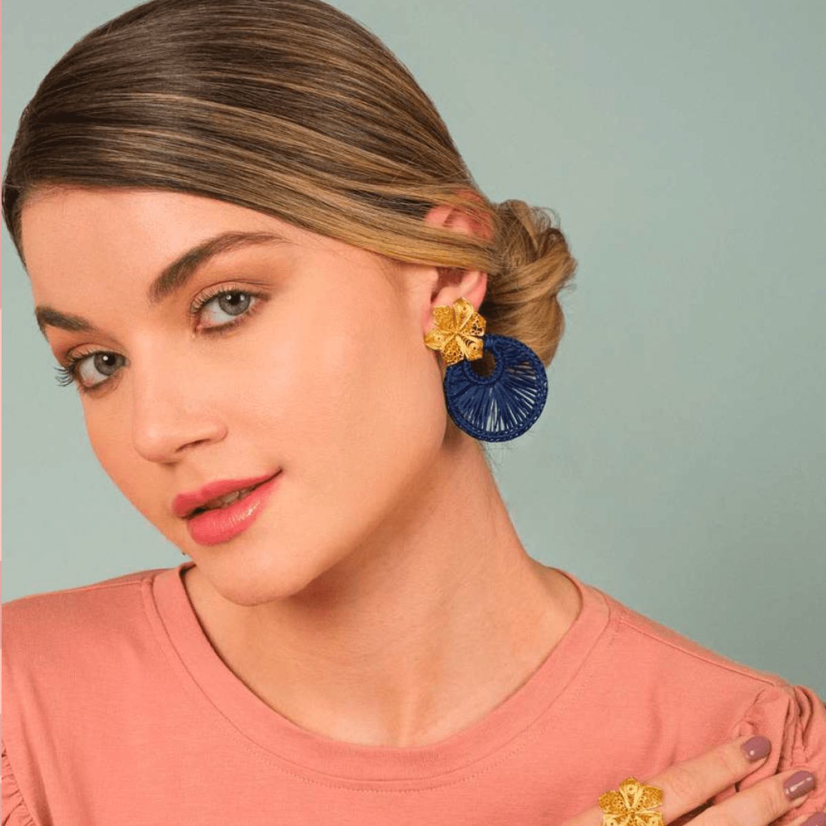 Ohrring Iraca Gardenia Mystic Earrings with CLIP
