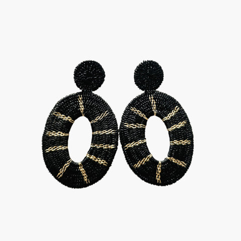 Ohrring Lagrimas Metal threads Maxi