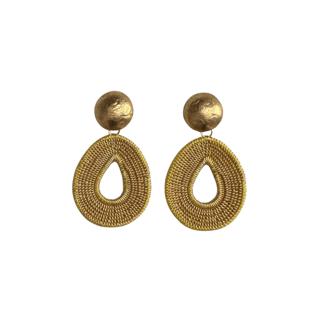 Ohrring Lagrimas Mini Gold Topo Dorado